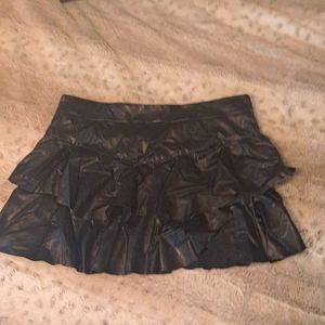 SOLD Express tiered ruffle mini skirt